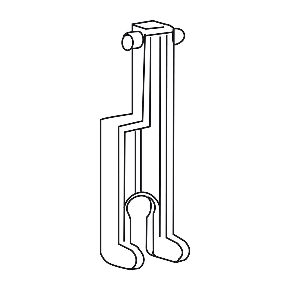 Mepa Kipphebel, kleine Menge für Mepa Ellipse... MEPA-590721 4027952012628 (Abb. 1)