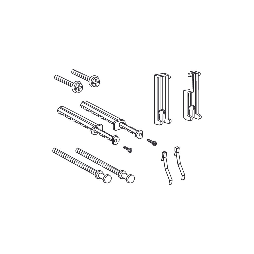 Mepa Reparaturset für WC-Betätigungsplatte Cube, A21 und E21, 2-Mengen-Technik, 590775... MEPA-590775 4027952028803 (Abb. 2)