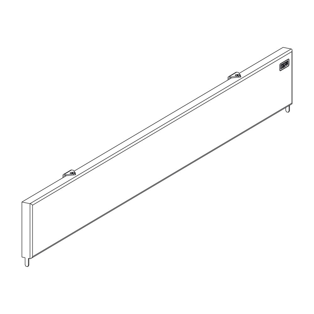 Mepa TersoWall Abdeckblende, Länge 700mm, Edelstahl, 592000... MEPA-592000 4027952023891 (Abb. 2)