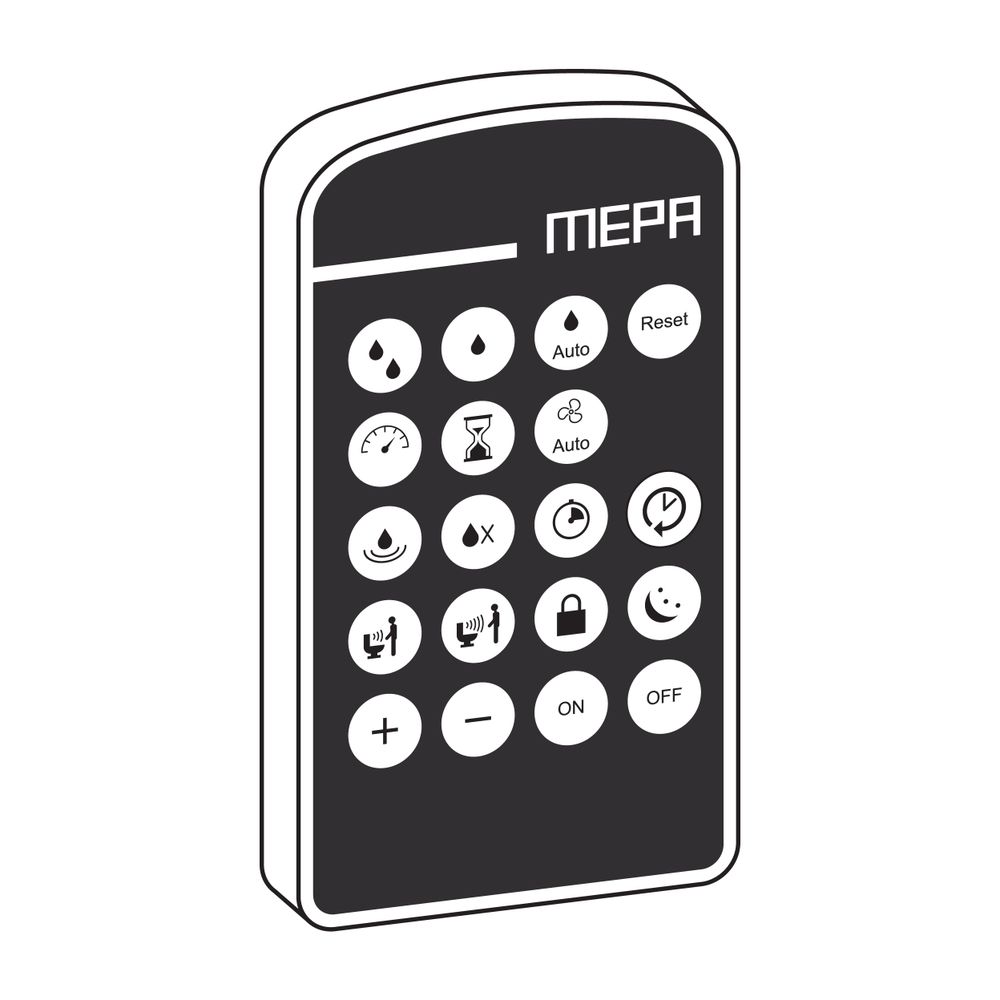 Mepa Sanicontrol Infrarot-Fernbedienung für Zero Lumo, 718036... MEPA-718036 4027952026441 (Abb. 2)