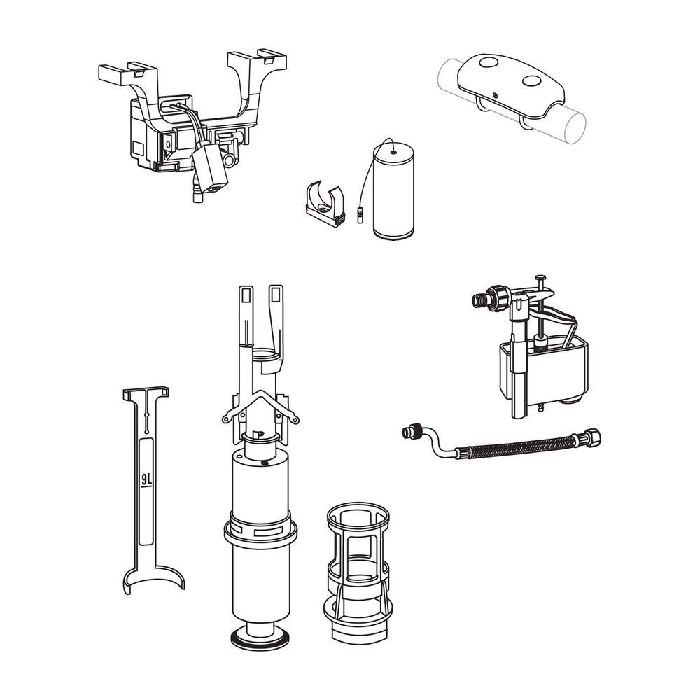 Mepa Reparaturset RS 860, 965 WC BF Funk 868, 4MHz, 718932... MEPA-718932 4027952028575 (Abb. 2)