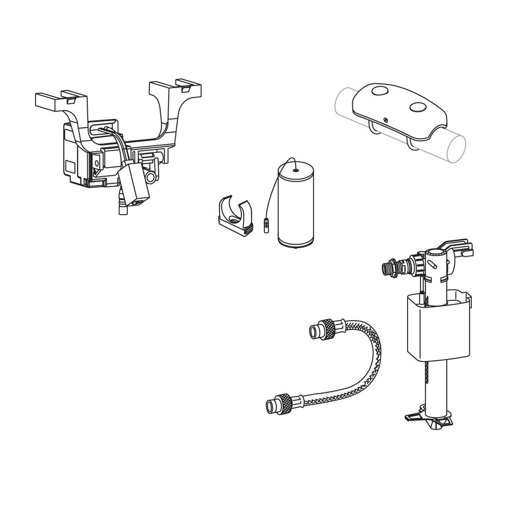 Mepa Reparaturset für WC-Steuerung 960/965, barrierefrei, Funk 868, 4MHz, 718933... MEPA-718933 4027952028582 (Abb. 2)