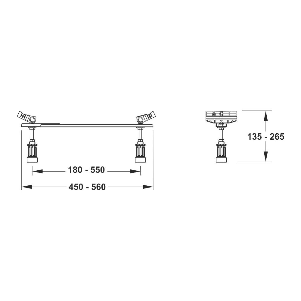 Mepa WSgrip Badewannenset für den schalldämmenden Einbau von Kaldewei Badewannen 3Splus... MEPA-182111 4027952022368 (Abb. 2)