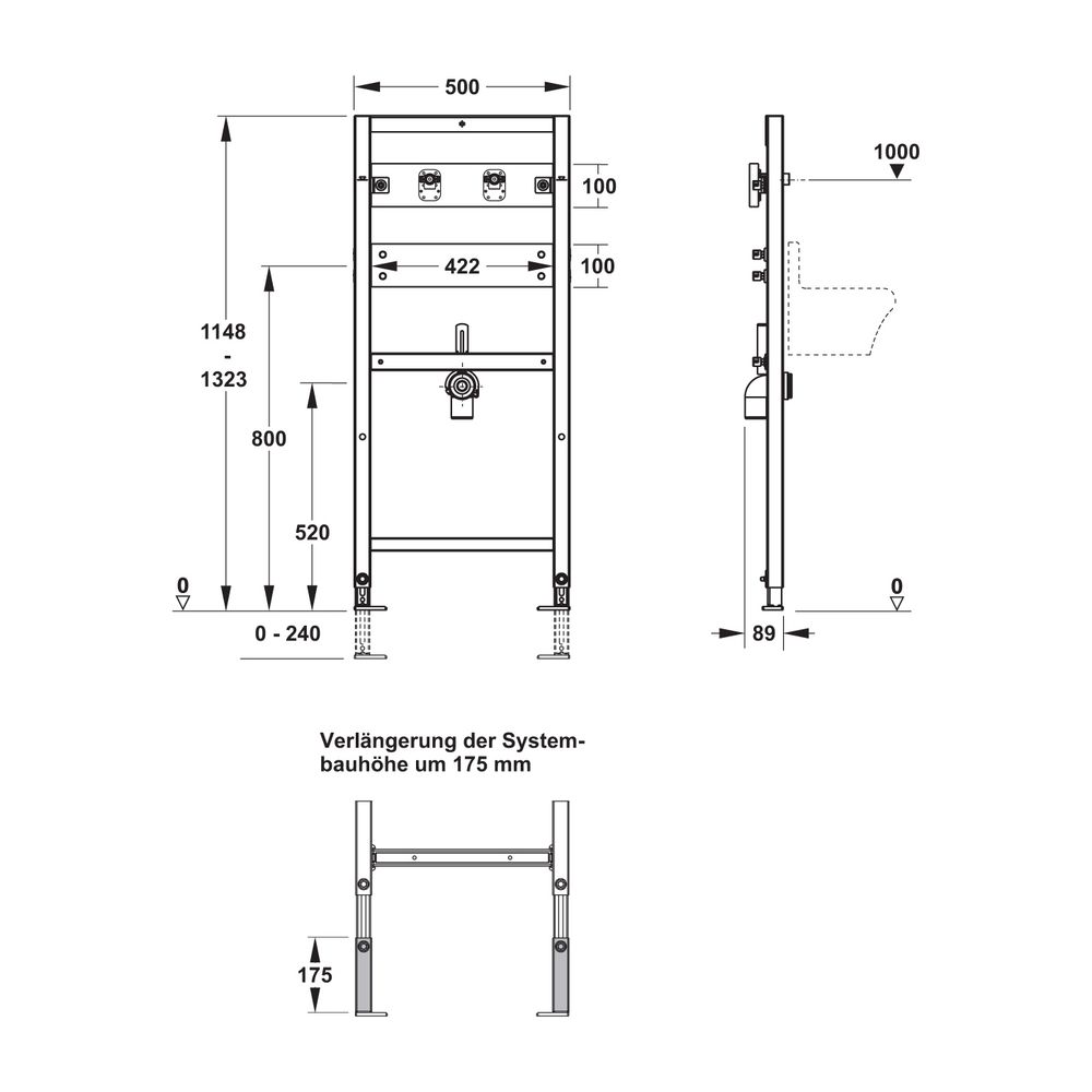 Mepa nextVIT Waschtisch-Element Wandbatterie/Ausgussbecken... MEPA-522002 4027952027776 (Abb. 2)