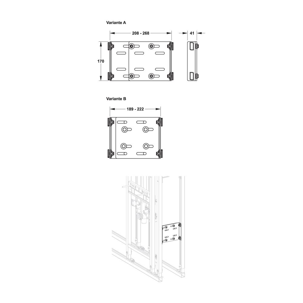 Mepa nextVIT Statikbausatz Trennwand/Raumteiler, EasyConnect... MEPA-542046 4027952029145 (Abb. 2)