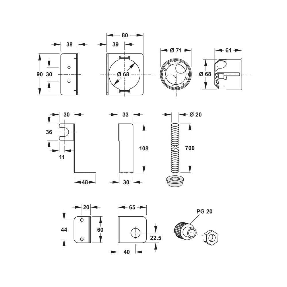 Mepa nextVIT Dusch oder WC Leerrohranschluss... MEPA-548013 4027952020821 (Abb. 2)