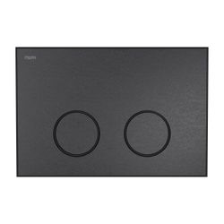 Mepa Frame Betätigungsplatte 2-Mengen-Technik, Farbe Schwarz, Rahmen Mattschwarz... MEPA-421056 4027952028919 (Abb. 1)