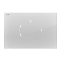 Mepa Zero Lumo A31 Betätigungsplatte, fliesenbündig, Ersatz aus Glas, Weiß, 718374... MEPA-718374 4027952026021 (Abb. 1)