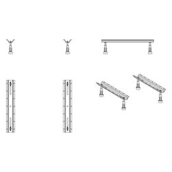 Mepa Wannenfuß Typ WA ECO für Acrylbadewannen... MEPA-100038 4027952021583 (Abb. 1)