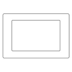 Mepa Cube WC-Betätigungsplatte Start/Stopp, Zinkdruckguss, Glanzchrom, 420748... MEPA-420748 4027952009604 (Abb. 1)