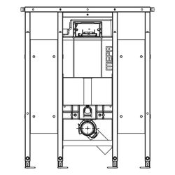 Mepa nextVIT WC-Element UP-Spülkasten Sanicontrol A31, barrierefrei, für Stützklappgriff, ... MEPA-513111 4027952027332 (Abb. 1)