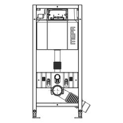 Mepa nextVIT Step-WC-Element Spülkasten Sanicontrol A31, Systembauhöhe 1200mm... MEPA-514813 4027952027455 (Abb. 1)