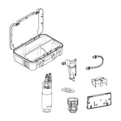 Mepa Ersatzteilkoffer für Sanicontrol Unterputz-Spülkasten A31, B31, 590249... MEPA-590249 4027952021828 (Abb. 1)