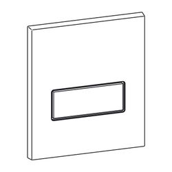 Mepa Orbit Urinal-Betätigungsplatte Front, Kunststoff, Weiß, 590253... MEPA-590253 4027952021934 (Abb. 1)