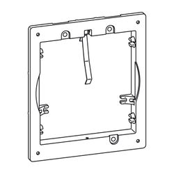 Mepa Montagerahmen für Frontplatte der Urinal UP-Druckspüler Orbit und Zero, Kunststoff, W... MEPA-590261 4027952022016 (Abb. 1)