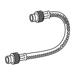 Mepa Panzerschlauch 250mm für Sanicontrol Unterputzspülkasten A31 und P31, 590293... MEPA-590293 4027952031384 (Abb. 1)