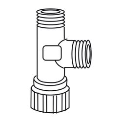 Mepa Wechseleckventil für Sanicontrol Unterputz-Spülkasten A21 und B21, 590704... MEPA-590704 4027952010372 (Abb. 1)
