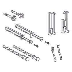 Mepa Reparaturset für WC-Betätigungsplatte Cube, A21 und E21, 2-Mengen-Technik, 590775... MEPA-590775 4027952028803 (Abb. 1)