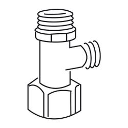 Mepa Wechseleckventil für Unterputz-Spülkasten A11, A12, E11, E21, E31 und B11 bis B14, 59... MEPA-590803 4027952024768 (Abb. 1)