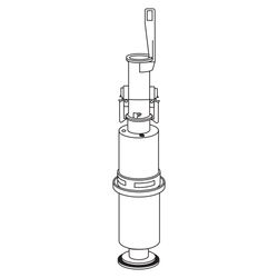 Mepa Ablaufventil für Unterputz-Spülkasten A12 T und R, 590817... MEPA-590817 4027952018309 (Abb. 1)