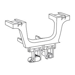 Mepa Umlenkarm für Betätigung bei Eck-Spülkasten E31, 590987... MEPA-590987 4027952022801 (Abb. 1)