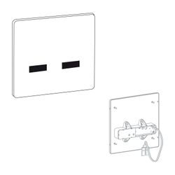 Mepa Sanicontrol Reparaturset RS620, Frontplatte und Elektronik... MEPA-716900 4027952029961 (Abb. 1)