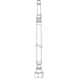 Mepa Saniline Panzerschlauch mit Rückflussverhinderer und Sieb... MEPA-716967 4027952030127 (Abb. 1)