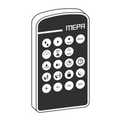 Mepa Sanicontrol Infrarot-Fernbedienung für Zero Lumo, 718036... MEPA-718036 4027952026441 (Abb. 1)