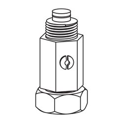 Mepa Kugelhahn G 1/2" AG, ÜM G 3/4", für Urinal-Spülautomatic 920/925/825/K3 und Orbit IR ... MEPA-718222 4027952030196 (Abb. 1)