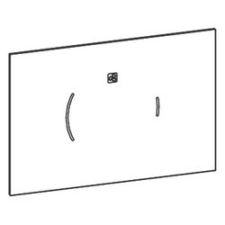Mepa Zero Lumo A31 Betätigungsplatte, fliesenbündig, Ersatz aus Glas, Weiß, 718374... MEPA-718374 4027952026021 (Abb. 1)