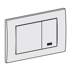 Mepa Sanicontrol WC-Betätigungsplatte mit Sensorik für Cube 950 Air-WC, Kunststoff, Glanzc... MEPA-718404 4027952030363 (Abb. 1)