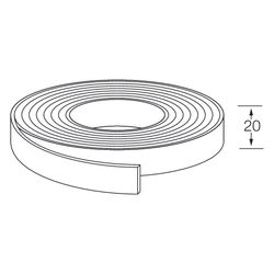 Mepa Schnittschutz, Länge 4m, Breite 20mm, Materialstärke 0,9mm, schnitt- und stichhemmend... MEPA-180094 4027952032459 (Abb. 1)