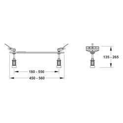 Mepa Badewannen-Set WSgrip für den schalldämmenden Einbau von Bette 3S+ Badewannen... MEPA-182113 4027952022382 (Abb. 1)