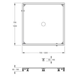 Mepa Duschwannenset Mineralgussrahmen SF 3Splus... MEPA-182138 4027952032213 (Abb. 1)