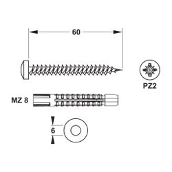 Mepa nextVIT C-Schiene Befestigungsmaterial... MEPA-542030 4027952027530 (Abb. 1)