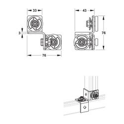 Mepa nextVIT 3D-Verbinder C-Schiene, EasyConnect... MEPA-542044 4027952029336 (Abb. 1)