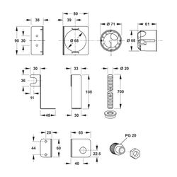 Mepa nextVIT Dusch oder WC Leerrohranschluss... MEPA-548013 4027952020821 (Abb. 1)