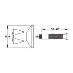 Mepa nextVIT Wasserzähler Fertigmontageset, Unterputz-Ventil variabel... MEPA-548019 4027952027028 (Abb. 1)