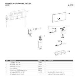 Mepa Sanicontrol WC-Spülautomatic 1040 CWS, Diebstahlschutz, vandalensicher, Edelstahl, Ed... MEPA-785961 4027952024089 (Abb. 1)