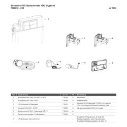 Mepa Sanicontrol WC-Spülautomatic 1062 Hygienespülung Netzbetrieb Teil 2... MEPA-718022 4027952023501 (Abb. 1)