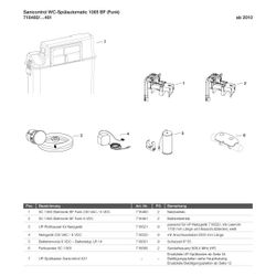 Mepa Sanicontrol WC-Spülautomatic 1065 Batterie Teil 2 Funk 6V... MEPA-718461 4027952030417 (Abb. 1)