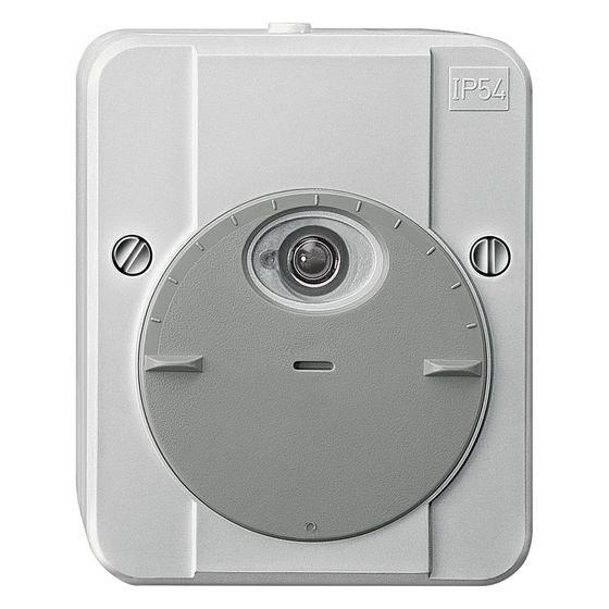 Merten Dämmerungsschalter ARGUS 544894, 230V 2.300W IP54, Kunststoff, Hellgrau