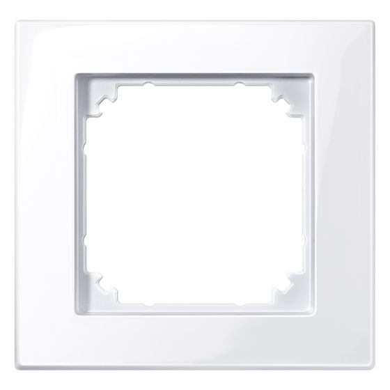 Merten Abdeckrahmen M-Plan, 83,4x85,8x10,1mm, Thermoplast, Aktivweiß