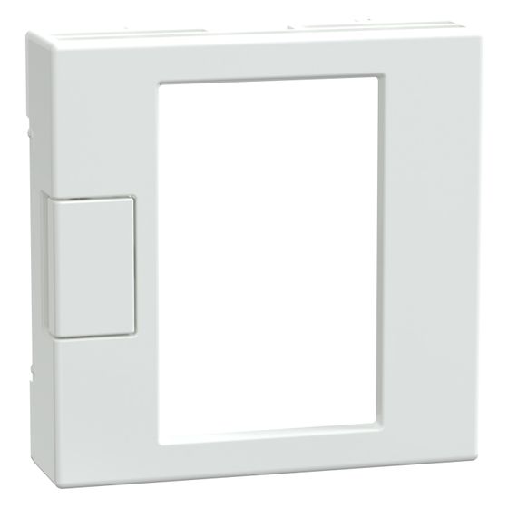 Merten Abdeckplatte System M MEG5775-0325, 72x47x72mm, Thermoplast, Aktivweiß, glänzend