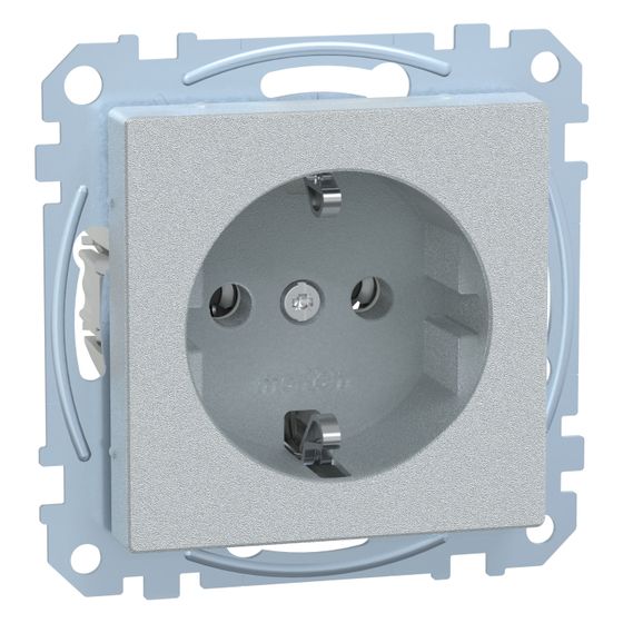 Merten Steckdose System M MEG2301-0460, 16 A 250 V, Thermoplast, Aluminium