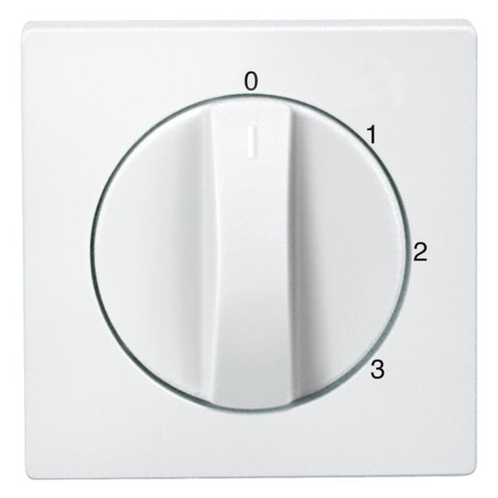 Merten Zentralplatte System M, 55x55mm, Thermoplast, Polarweiß