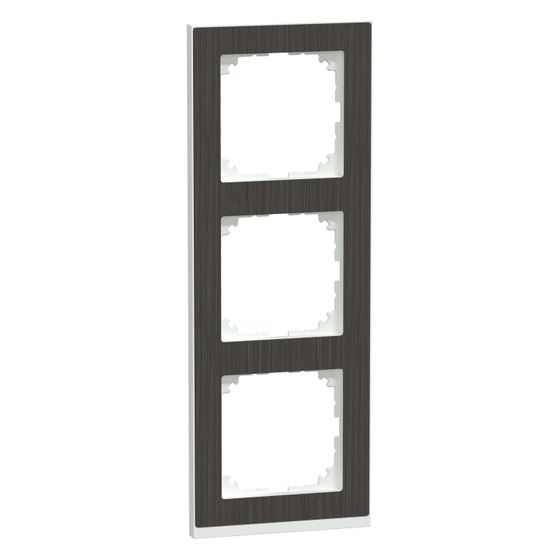 Merten Abdeckrahmen M-Pure Decor 3fach, 229x83x100mm, Kunststoff, Eiche/aktivweiß