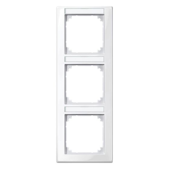 Merten Abdeckrahmen System M M-Smart 3fach, 222,9x80,5x10,1mm, Polykarbonat, Polarweiß