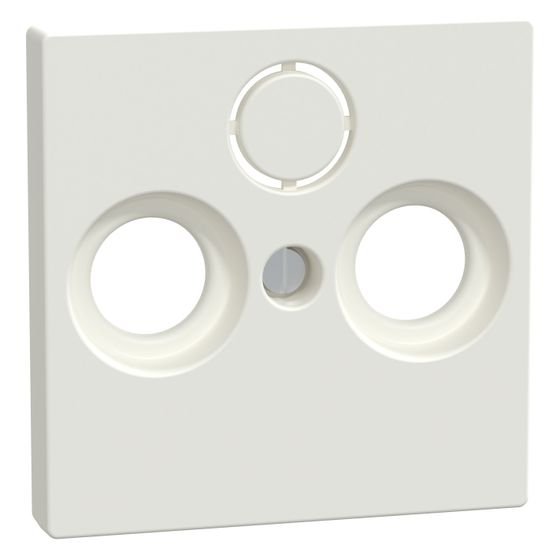 Merten Abdeckplatte System M, 55x55mm, Kunststoff, Polarweiß glänzend