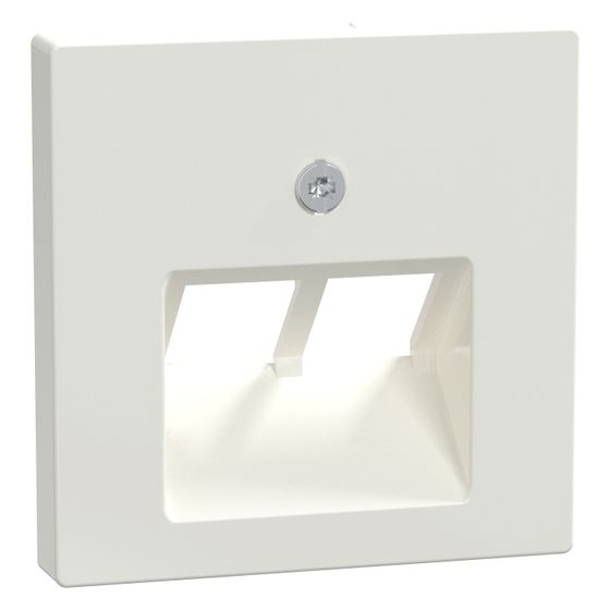 Merten Zentralplatte System M, 55x55mm, Kunststoff, Polarweiß glänzend